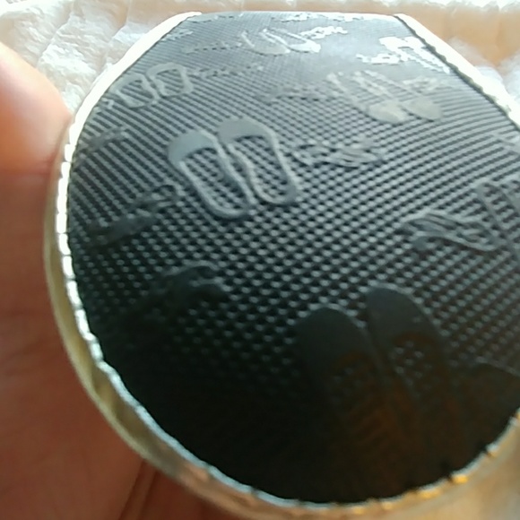 NWOT Gold Ballet Slip Ons - Picture 3 of 3